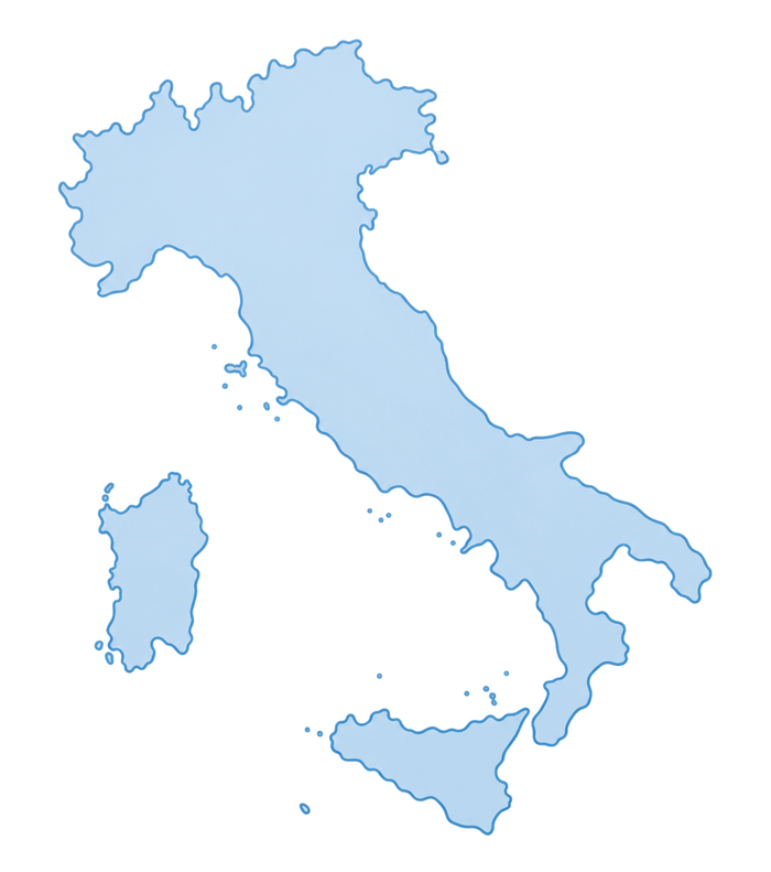 Mappa dell’Italia